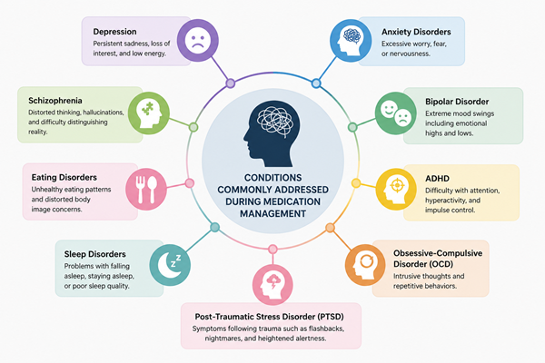 Conditions Commonly Addressed During Medication Management