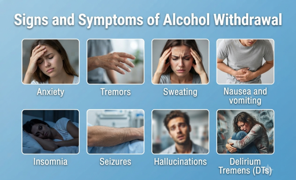 Common Symptoms of Alcohol Withdrawal