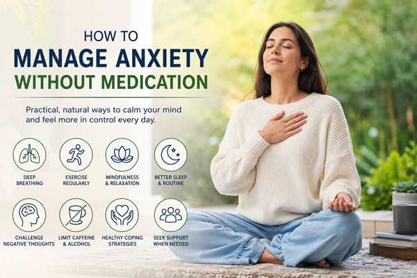 How to Manage Anxiety Without Medication