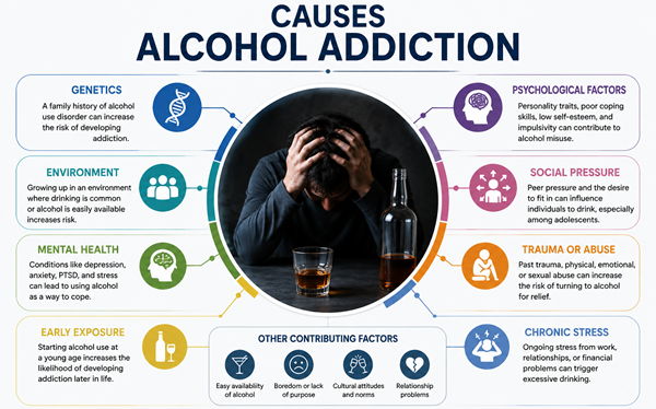 Causes Alcohol Addiction